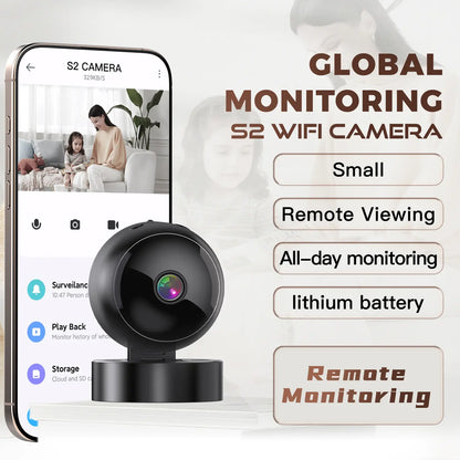 Wireless HD WiFi Camera for Indoor and Outdoor Use - Smart Home Security Solution, Mobile Viewable, Ideal for Monitoring Elderly, Children, and Pets